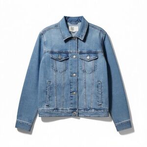 NWT Cosmic Blue Love x Stitch Fix Classic Light Blue Denim Jean‎ Jacket Classic